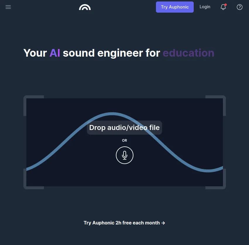 Auphonic, l'outil de production audio en ligne, vous permet d'atteindre une qualité professionnelle. Connectez les outils et créez un son parfait en quelques clics!