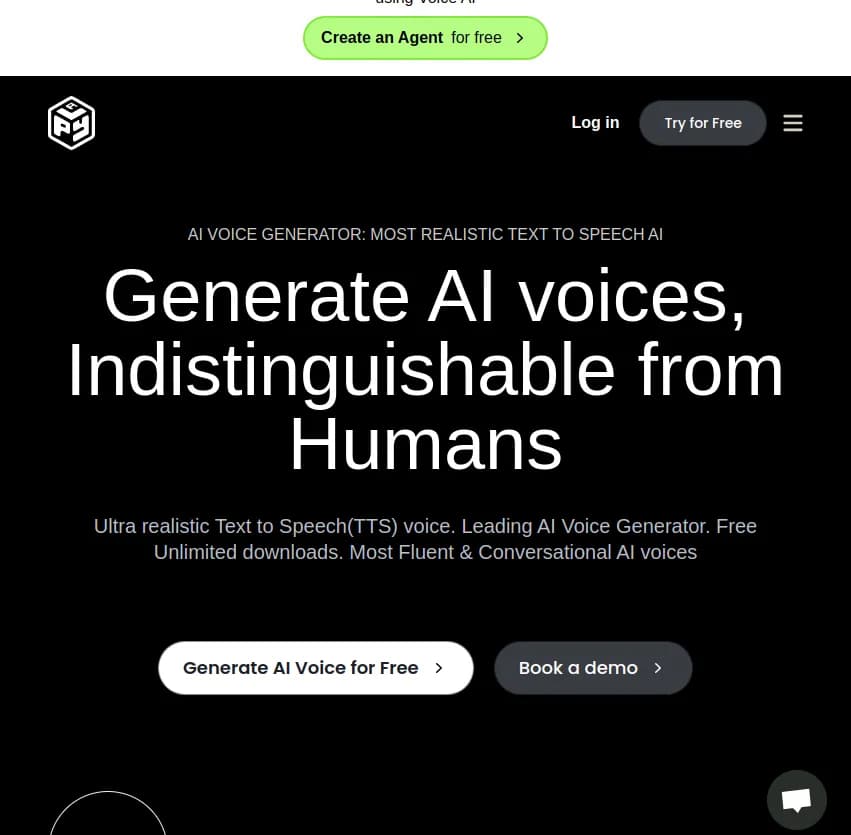 Screenshot of app Play HT : Générez des voix IA ultra-réalistes avec Play HT. Transformez instantanément votre texte en discours naturel dans n'importe quelle langue et accent. Expérimentez la magie de la voix humaine synthétique.
