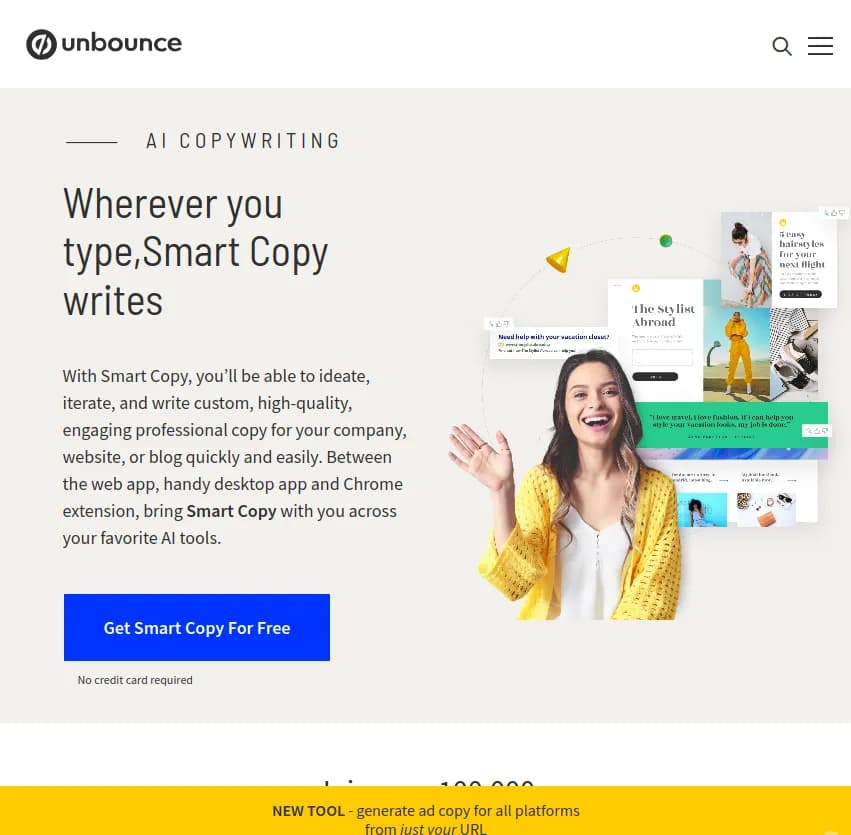 Découvrez Snazzy AI : votre solution pour générer facilement des textes professionnels de haute qualité pour votre entreprise, site web ou blog. Ideate, itérez, créez en toute simplicité.