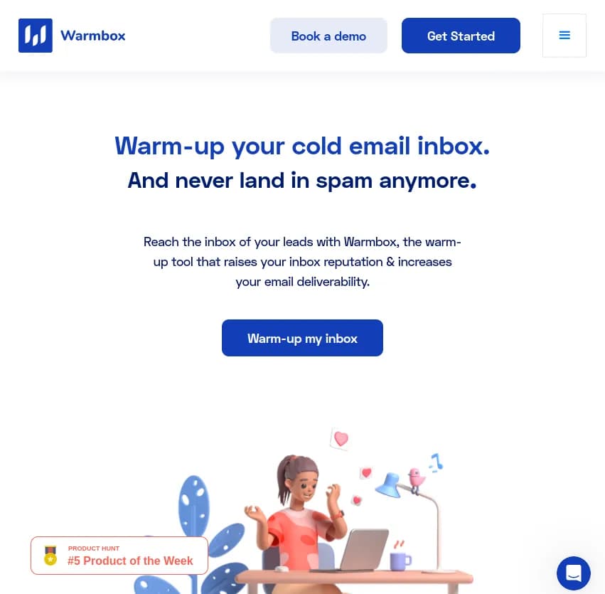 Boostez la réputation de votre boîte mail avec Warmbox AI ! Évitez les spams et atteignez vos prospects grâce à cet outil de warm-up qui améliore la délivrabilité de vos emails.