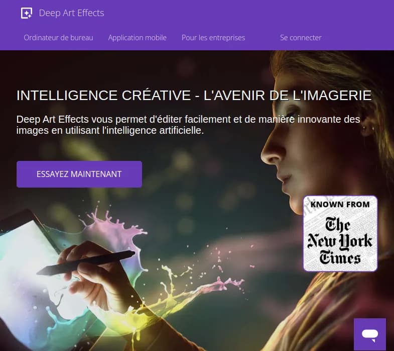 Découvrez Deep Art Effects, l'outil d'IA innovant pour transformer vos photos en œuvres d'art de qualité exceptionnelle. 