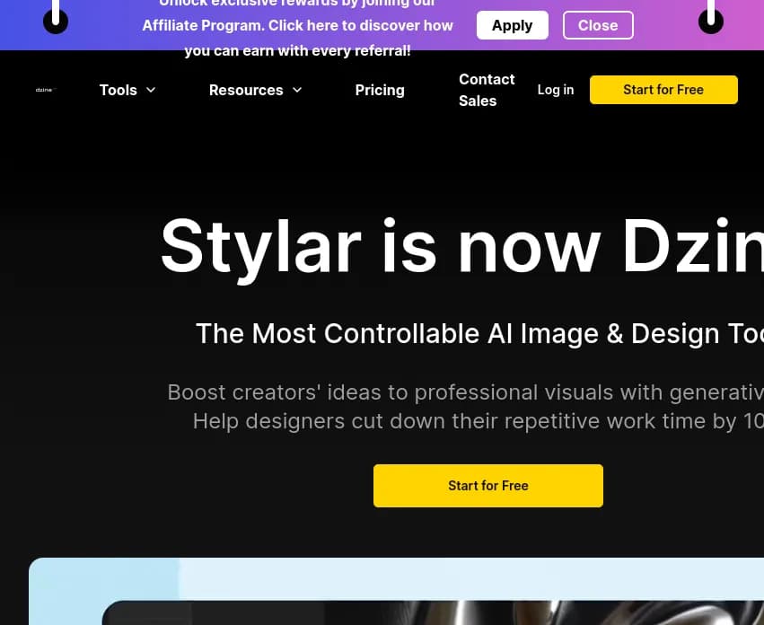 Découvrez Dzine, l'outil de génération d'images assistée par IA. Simplifiez la création d'images professionnelles avec des styles prédéfinis et une interface conviviale.
