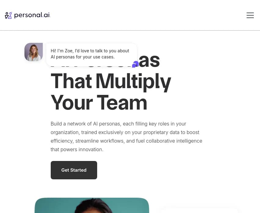 Screenshot of app Personal AI : Découvrez Personal AI : votre alter ego numérique pour capturer, sécuriser et exploiter vos connaissances. Explorez comment cette IA révolutionne les workflows